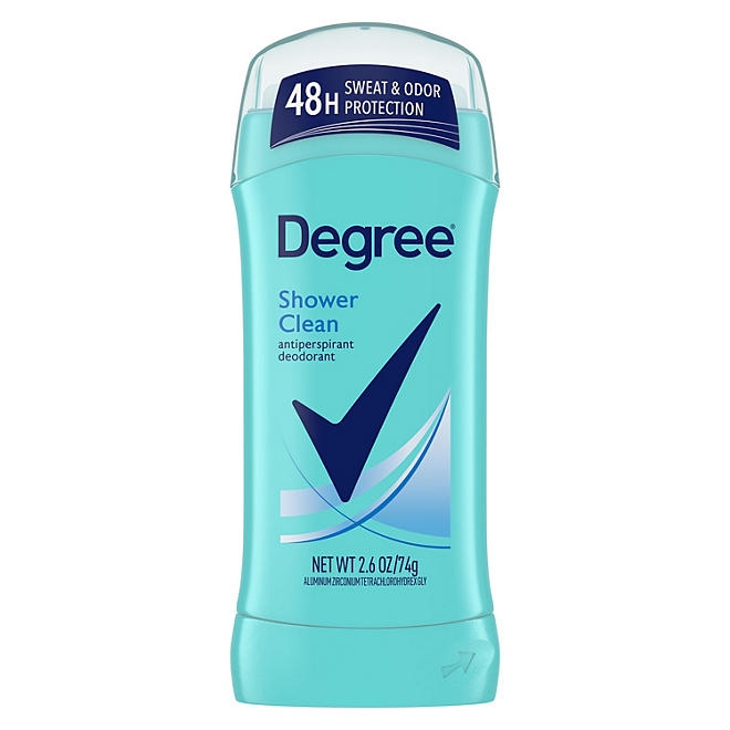 Degree Antiperspirant Deodorant, Shower Clean, 2.6 oz., 5 pk. - Image 9