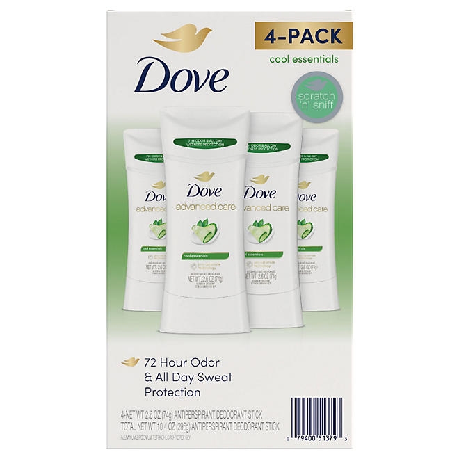 Dove Advanced Care Antiperspirant Deodorant, 2.6 oz., 4 pk. - Image 2