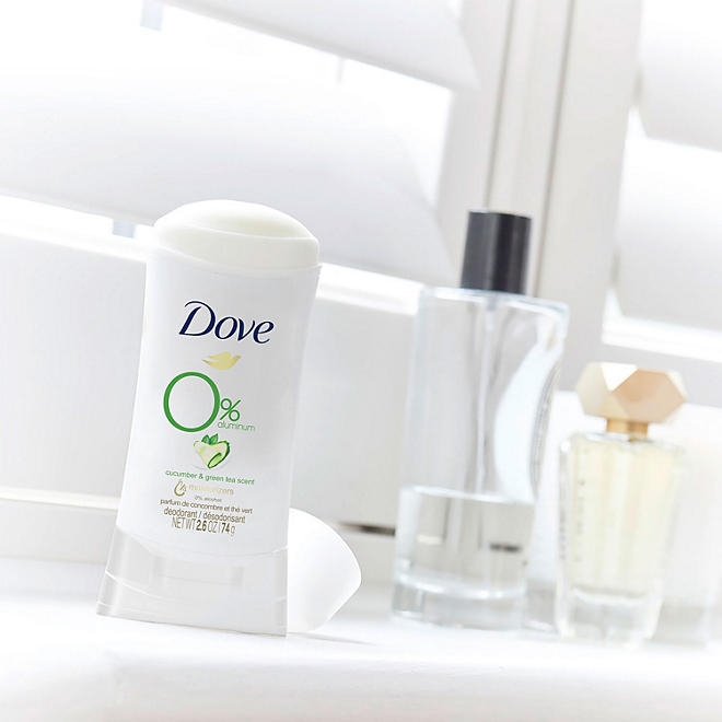 Dove 0% Aluminum Deodorant, Cucumber and Green Tea., 2.6 oz., 4 pk. - Image 8