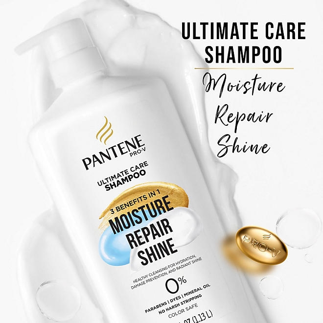 Pantene Pro-V Ultimate Care 3-in-1 Shampoo, 38.2 fl. oz. - Image 4