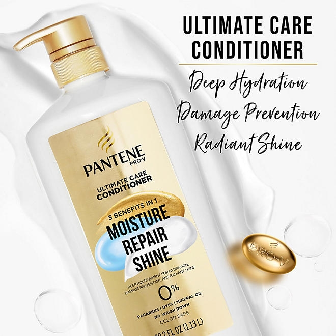 Pantene Pro-V Ultimate Care 3-in-1 Conditioner, 38.2 fl. oz. - Image 5