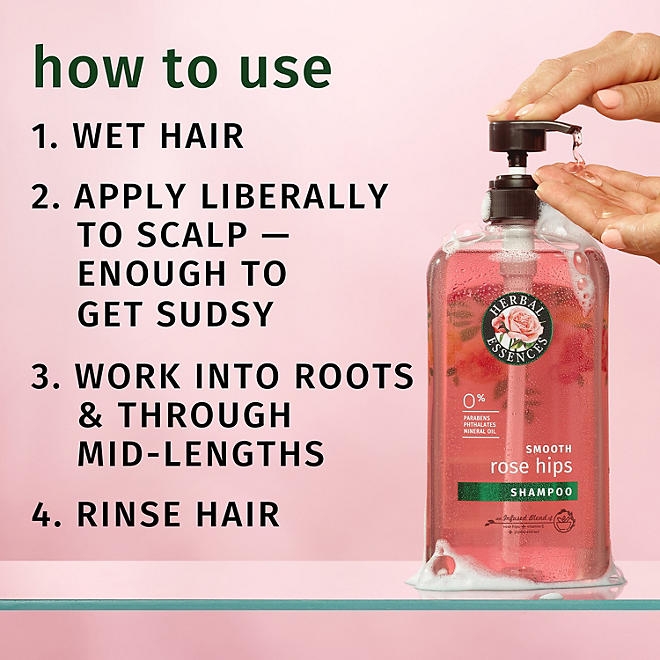 Herbal Essences Rose Hips Shampoo and Conditioner, 33.8 fl. oz., 2pk. - Image 4