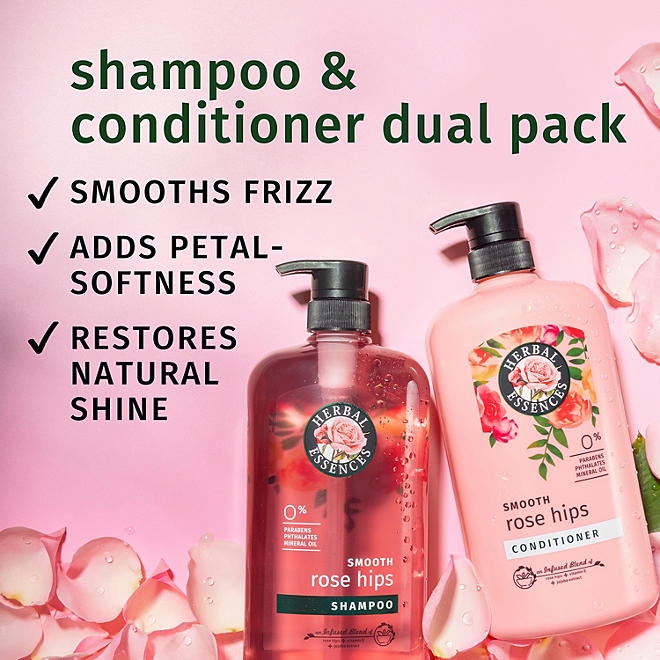 Herbal Essences Rose Hips Shampoo and Conditioner, 33.8 fl. oz., 2pk. - Image 5