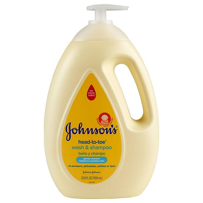 Johnson's Head-To-Toe Wash & Shampoo, 33.8 fl. oz. - Image 2