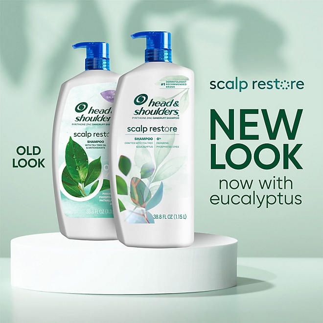 Head & Shoulders Scalp Restore Shampoo, 38.8 fl. oz. - Image 3