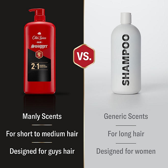 Old Spice Swagger 2-in-1 Shampoo and Conditioner, 39.9 fl. oz. - Image 9