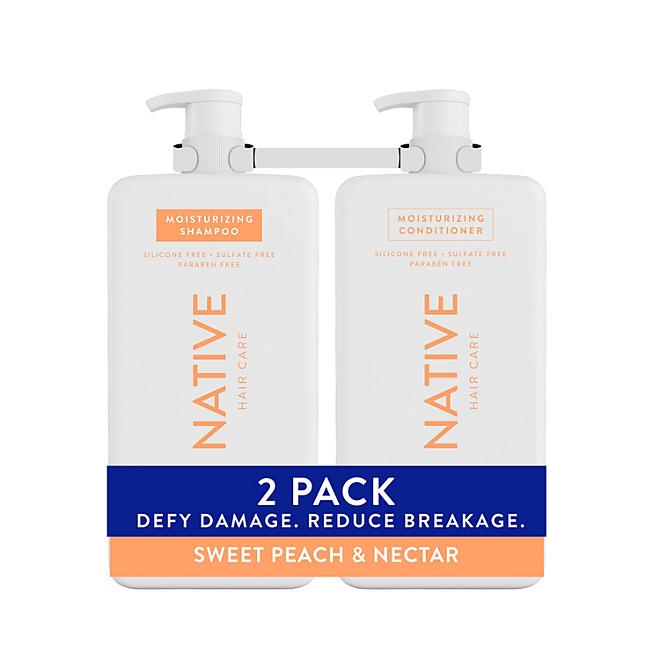 Native Sweet Peach & Nectar Shampoo & Conditioner, 34 fl. oz., 2pk. - Image 2