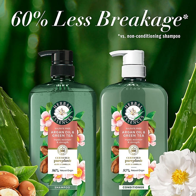 Herbal Essences Argan Oil & Green Tea Conditioner, 33.8 fl. oz. - Image 10