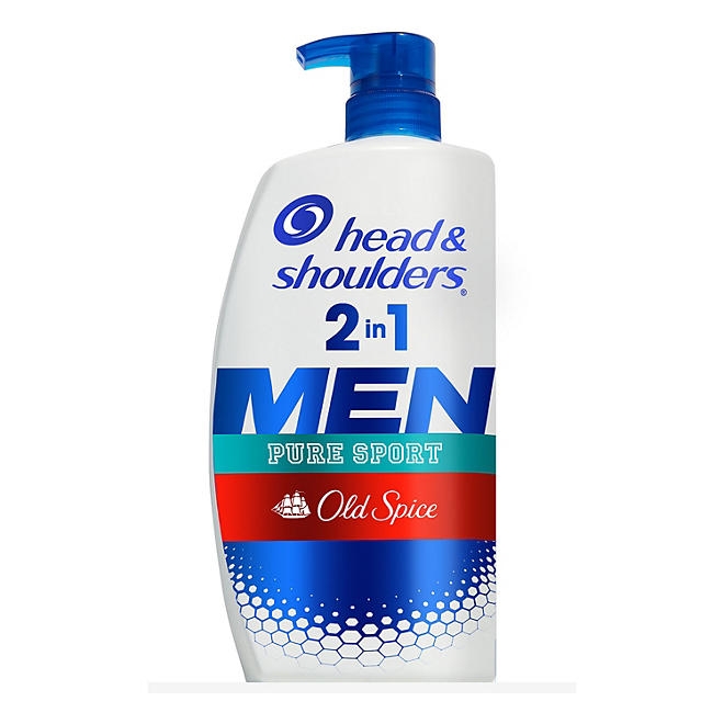 Head and Shoulders Pure Sport for Men's 2-in-1 Shampoo and Conditioner, 40 fl. oz. - Image 2
