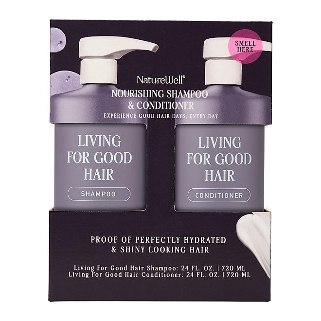 NatureWell Living For Good Shampoo & Conditioner, 24 fl. oz., 2 pk. - Image 2