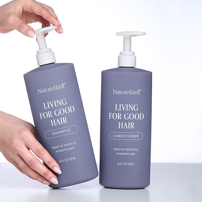 NatureWell Living For Good Shampoo & Conditioner, 24 fl. oz., 2 pk. - Image 7