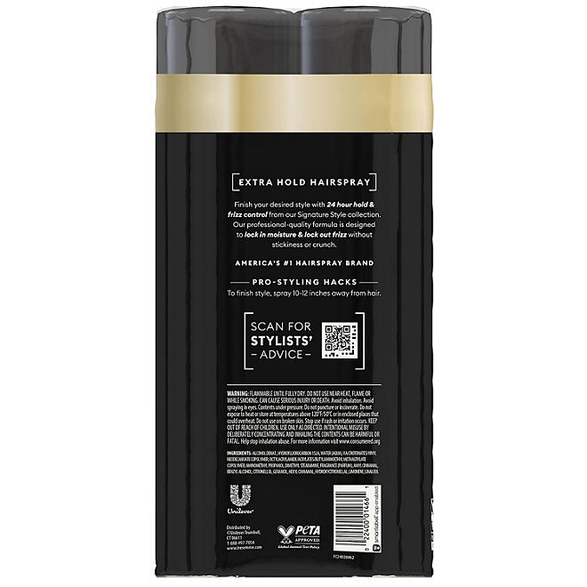 TRESemmé Extra Hold Hair Spray, 14.6 oz., 2 ct. - Image 3
