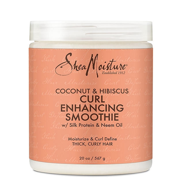 Shea Moisture Curl Enhancing Smoothie Hair Cream, Coconut and Hibiscus, 20 oz. - Image 2