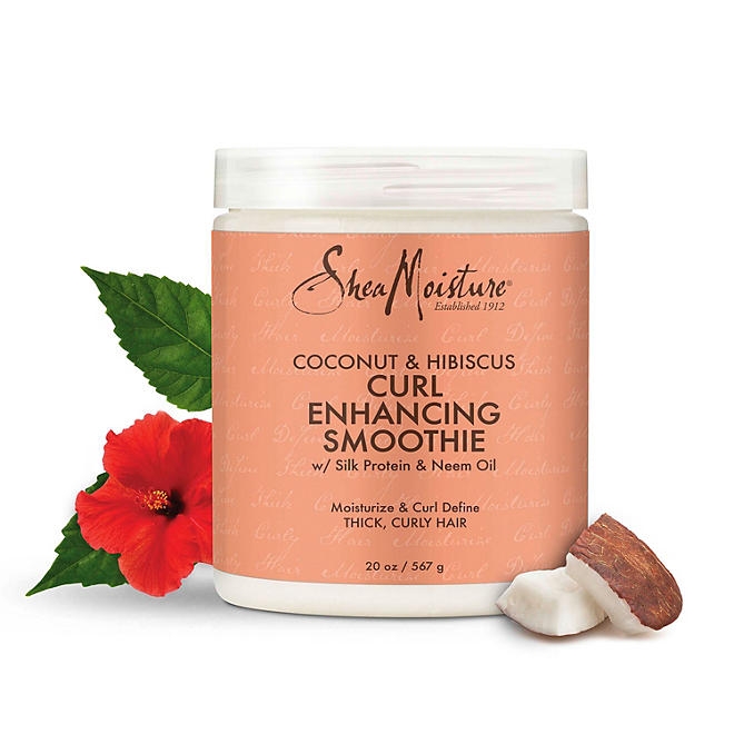 Shea Moisture Curl Enhancing Smoothie Hair Cream, Coconut and Hibiscus, 20 oz. - Image 9