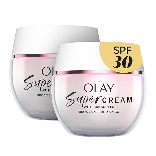 Olay Super Cream with Sunscreen, SPF 30, 1.7 oz., 2 pk. - Image 2