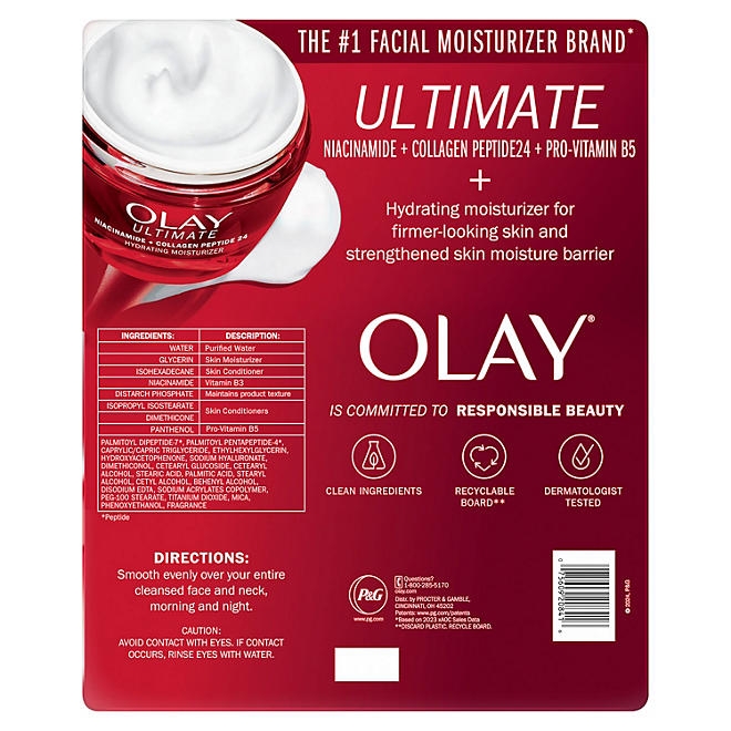 Olay Ultimate 3-in-1 Hydrating Moisturizer, 1.7 oz., 2 pk. - Image 10