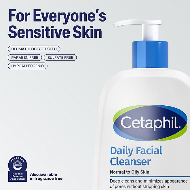 Cetaphil Daily Facial Cleanser, 20 fl. oz., 2 pk. - Image 7
