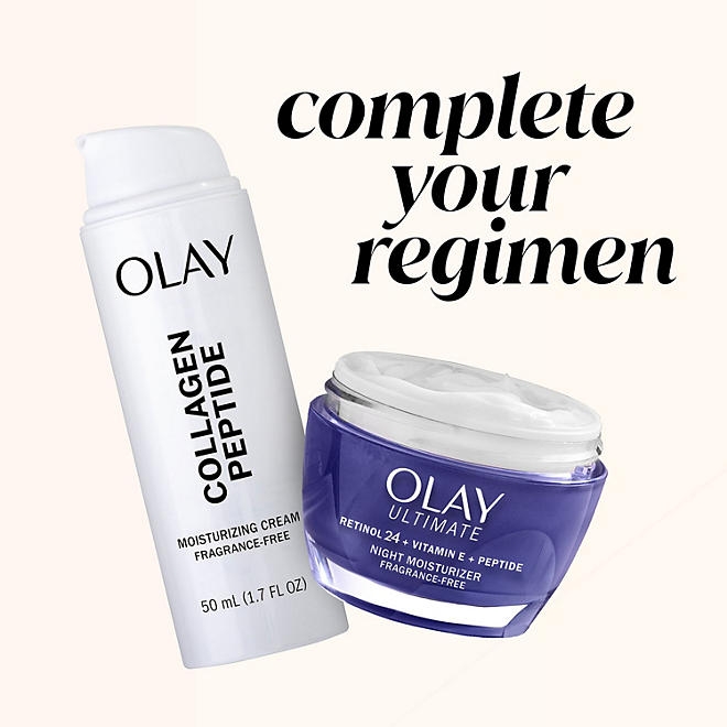 Olay Collagen Peptide Facial Moisture Cream, 1.7 fl. oz., 2 pk. - Image 8