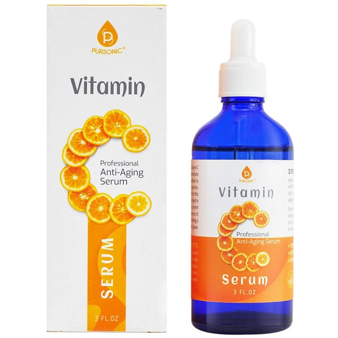 Pursonic Vitamin C Professional Anti-Aging Serum, 3 fl. oz. - Image 3