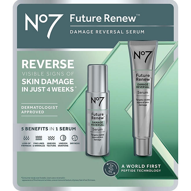 No7 Future Renew Damage Reversal Facial Serum Kit - Image 3