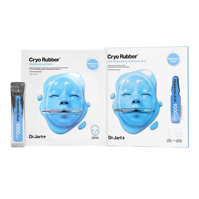 Dr. Jart+ Cryo Rubber with Moisturizing Hyaluronic Acid Face Mask, 1.4 oz., 2 pk. - Image 3