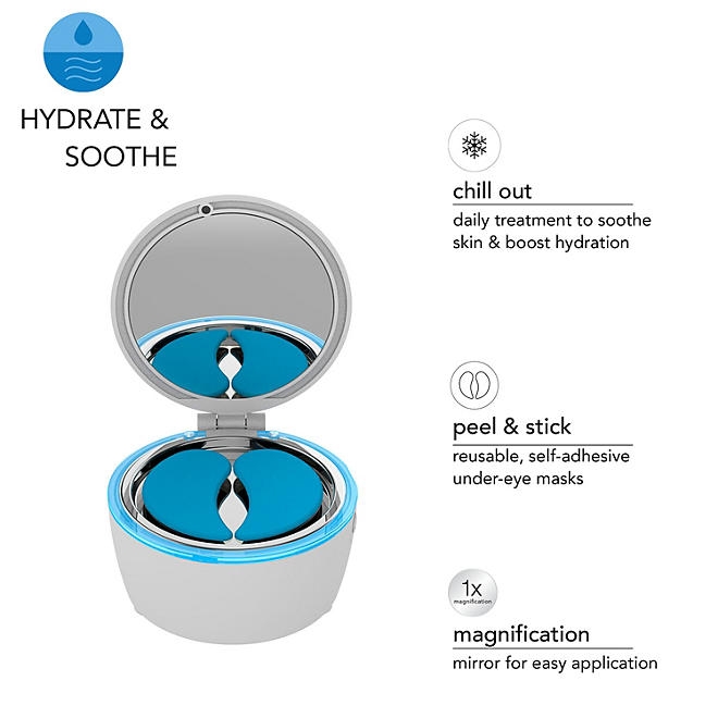 skn by conair Cool Beanz Reusable Under-Eye Gel Patches, FP01 - Image 6