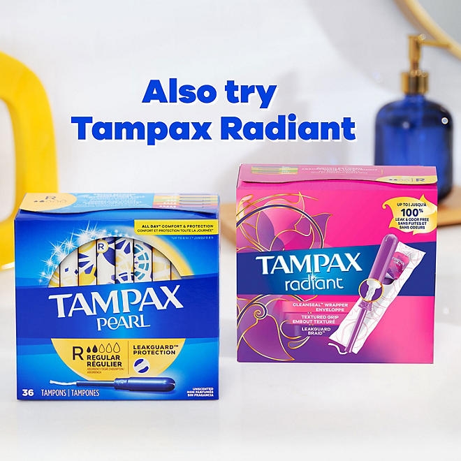 Tampax Pearl Regular Tampons, 96 ct. - Image 7