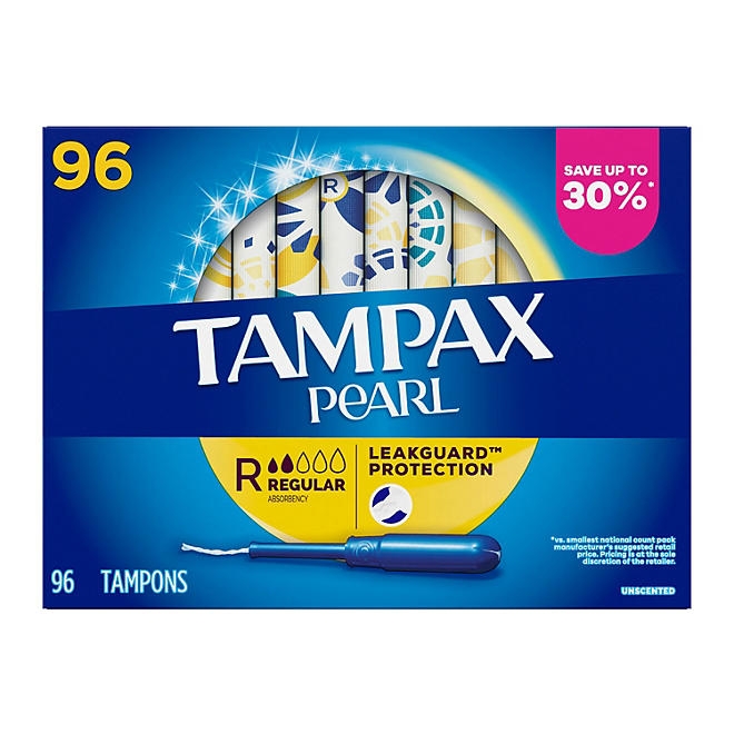 Tampax Pearl Regular Tampons, 96 ct. - Image 11
