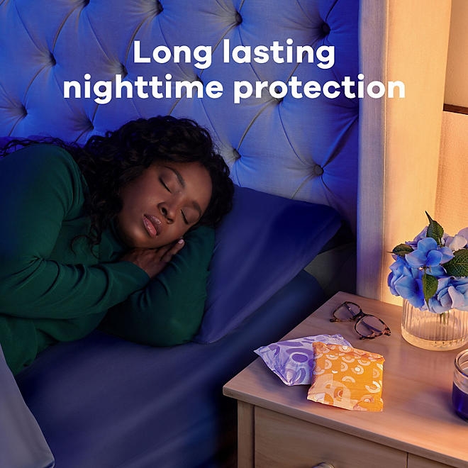 Always Maxi Overnight Pads with Wings, Size 5, 54 ct. - Image 9