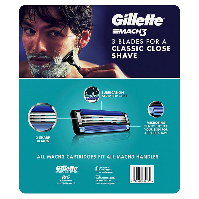 Gillette Mach3 Men's Razor Cartridges, 20 ct. - Image 11