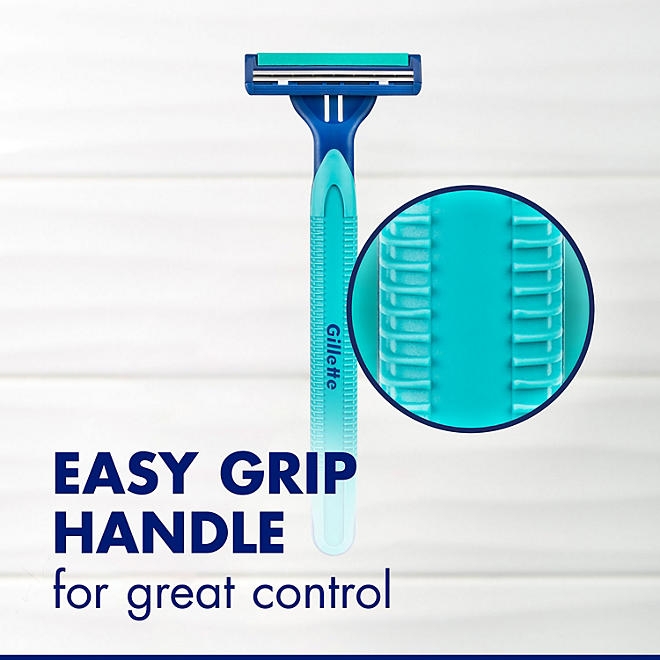 Gillette Sensor2 Plus Lubrastrip Pivoting Head Disposable Razors, 52 ct. - Image 6