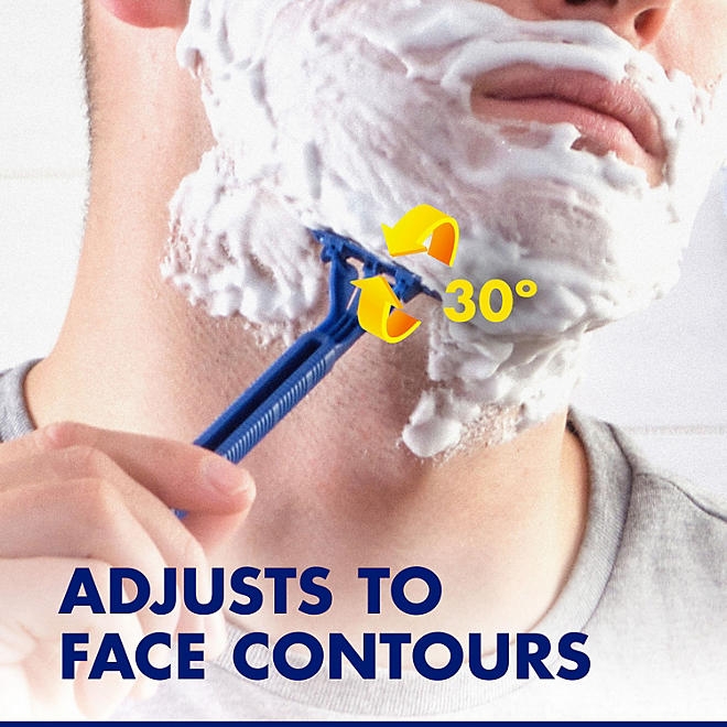 Gillette Sensor2 Plus Lubrastrip Pivoting Head Disposable Razors, 52 ct. - Image 7