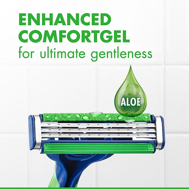 Gillette Sensor3 Sensitive Men's Disposable Razor, 24 ct. - Image 5