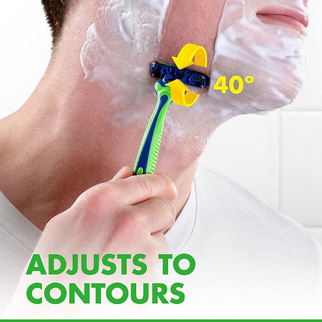 Gillette Sensor3 Sensitive Men's Disposable Razor, 24 ct. - Image 6