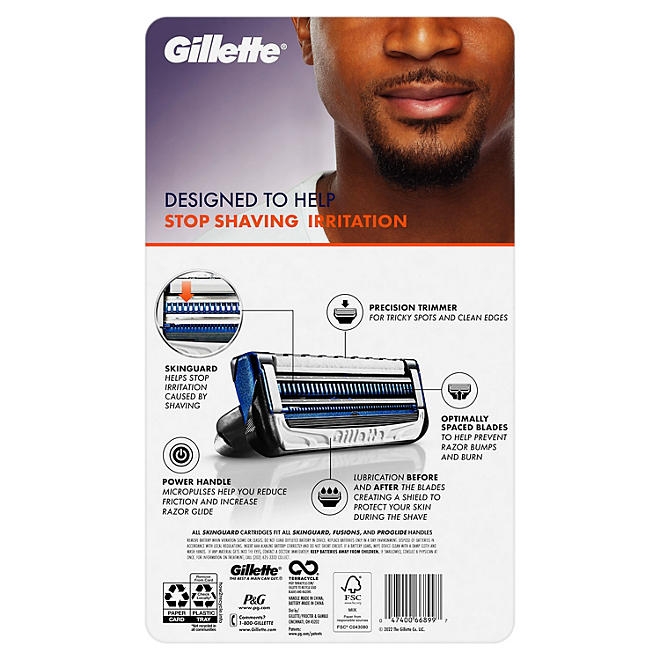 Gillette SkinGuard Power Men's Razor Handle + 13 Cartridges - Image 10