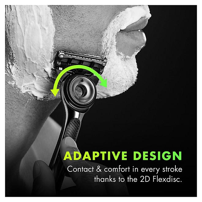 GilletteLabs Men's Razor with Exfoliating Bar - 1 Handle, 7 Refills, 1 Premium Magnetic Stand - Image 6