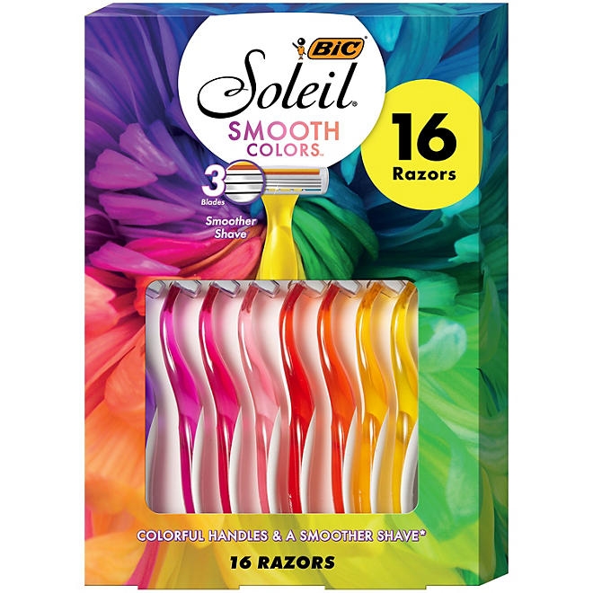 BIC Soleil Color Collection Women's Razors, 3 Blade, 16 ct. - Image 2