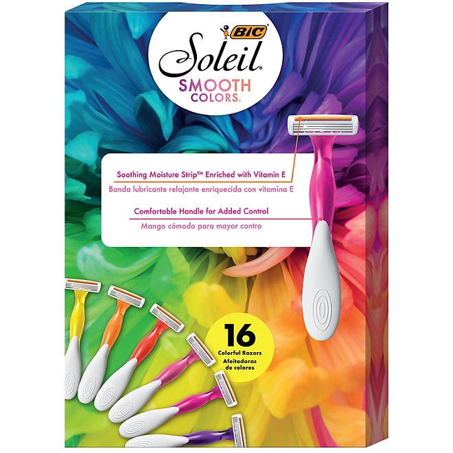 BIC Soleil Color Collection Women's Razors, 3 Blade, 16 ct. - Image 3