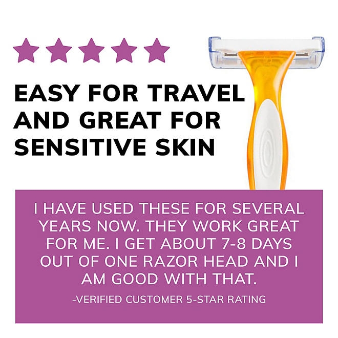 BIC Soleil Color Collection Women's Razors, 3 Blade, 16 ct. - Image 10