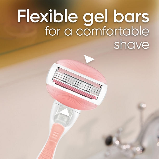 Venus Comfortglide Women's Razor Handle + 12 Cartridges, White Tea - Image 5