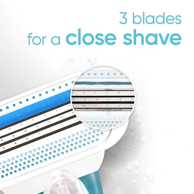 Venus Original Smooth Women's Razor, 3 Blade, Handle + 16 Cartridges - Image 3