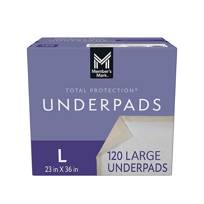 Member's Mark Total Protection Underpads Large, 120 ct. - Image 2