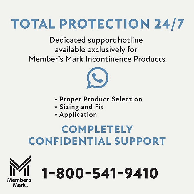 Member's Mark Total Protection Incontinence Underwear for Men and Women, Size - XXL, 48 ct. - Image 4