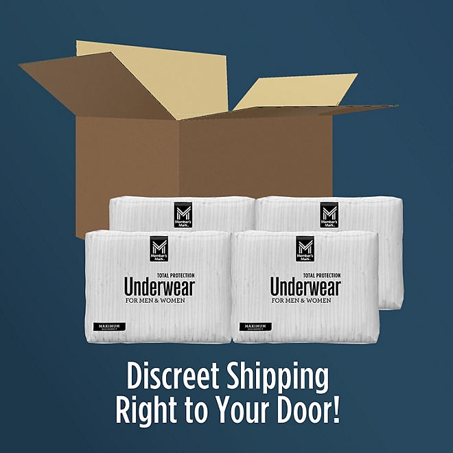 Member's Mark Total Protection Incontinence Underwear for Men and Women, Size - XXL, 48 ct. - Image 8