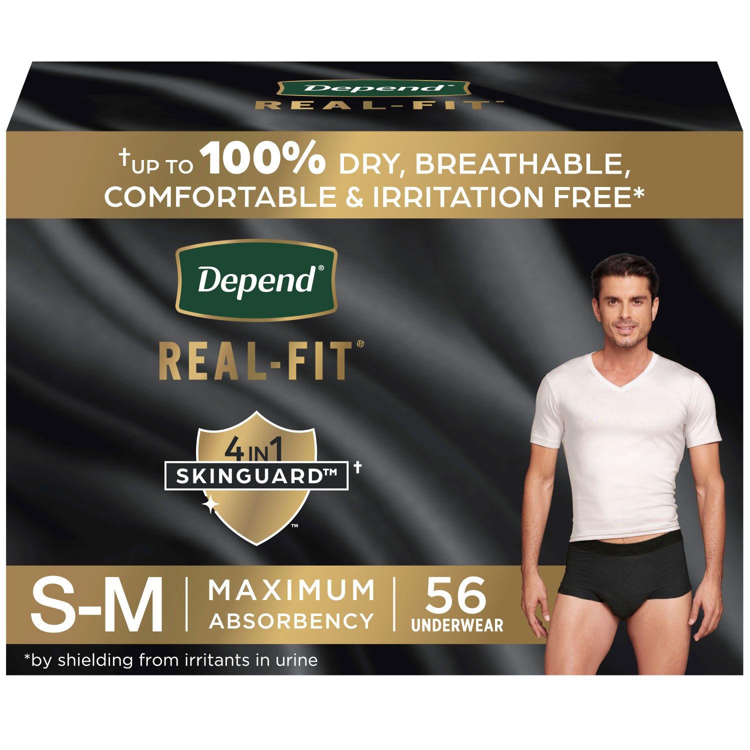 Depend Real Fit Incontinence Underwear for Men, Maximum Absorbency, Choose Your Size - Image 7
