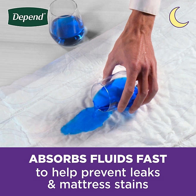 Depend Underpads Disposable Incontinence Bed Pads, 48 ct. - Image 5