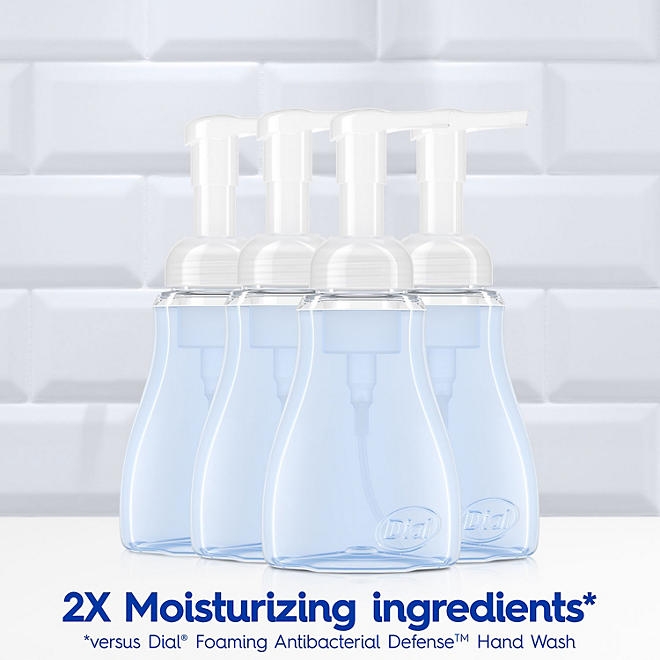 Dial Antibacterial Foaming Hand Soap, Spring Water, 7.5 fl. oz., 4 pk. - Image 5