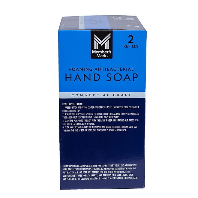 Member's Mark Antibacterial Foaming Hand Soap, 67.6 fl. oz., 2 refills - Image 4