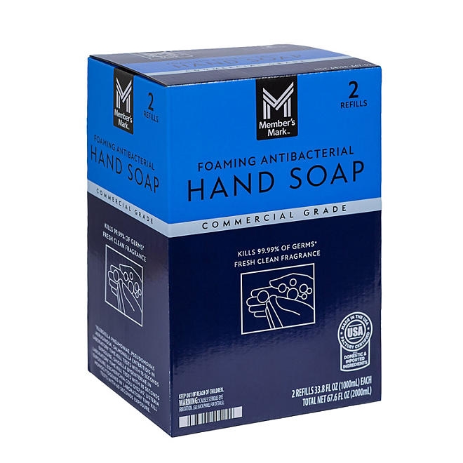 Member's Mark Antibacterial Foaming Hand Soap, 67.6 fl. oz., 2 refills - Image 7