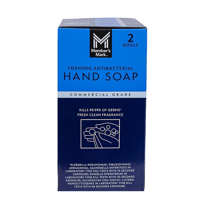 Member's Mark Antibacterial Foaming Hand Soap, 67.6 fl. oz., 2 refills - Image 9